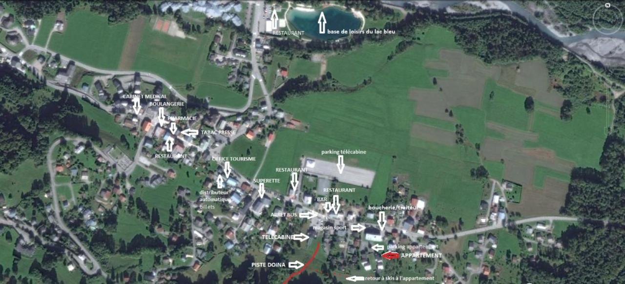 Le Gypaete Appartement Morillon Buitenkant foto
